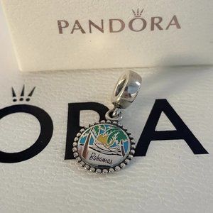 Pandora Bahamas Beach Coconut Trees Charm